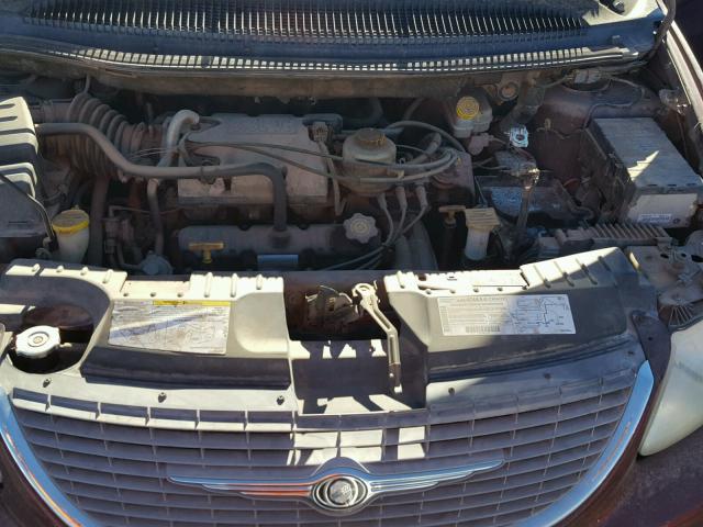 2C4GP44301R380227 - 2001 CHRYSLER TOWN & COU RED photo 7