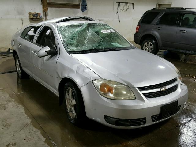 1G1AL55F087111214 - 2008 CHEVROLET COBALT LT SILVER photo 1