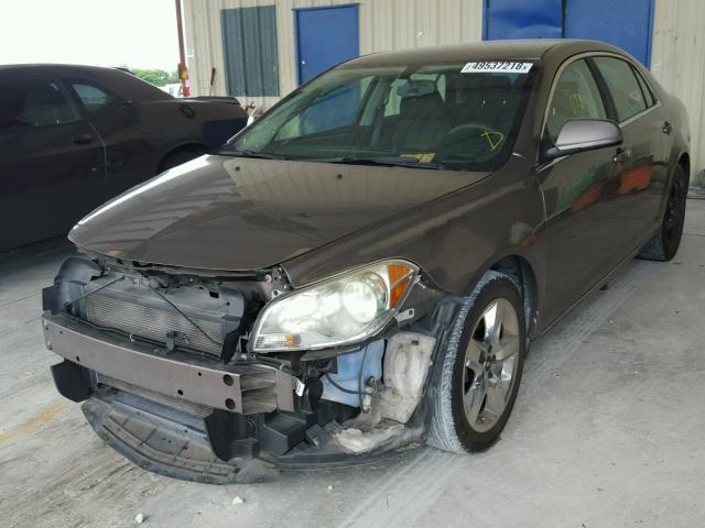 1G1ZC5EB0AF171084 - 2010 CHEVROLET MALIBU 1LT BLACK photo 2
