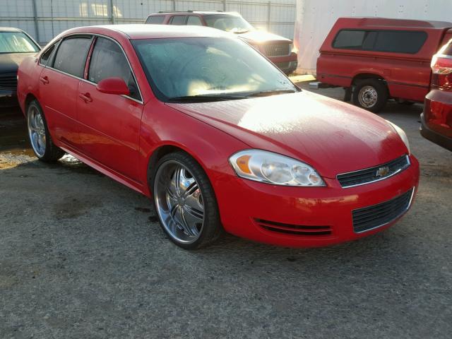 2G1WT57N691187402 - 2009 CHEVROLET IMPALA 1LT RED photo 1