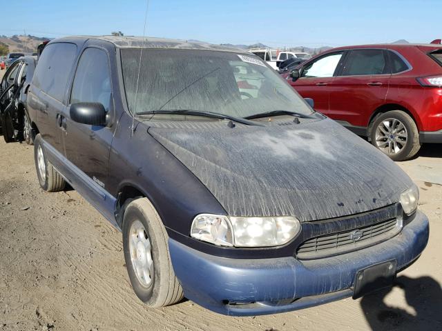 4N2XN11T3XD817378 - 1999 NISSAN QUEST SE BLUE photo 1