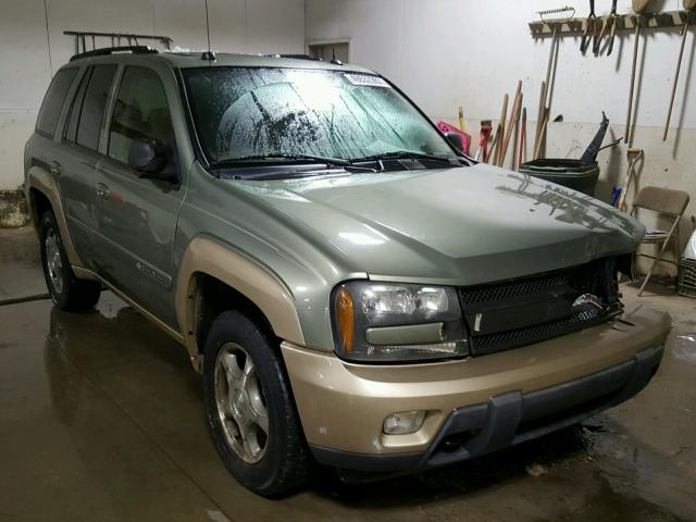 1GNDT13SX42396807 - 2004 CHEVROLET TRAILBLAZE GREEN photo 1