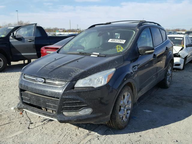 1FMCU9H97DUA09118 - 2013 FORD ESCAPE SEL BLACK photo 2