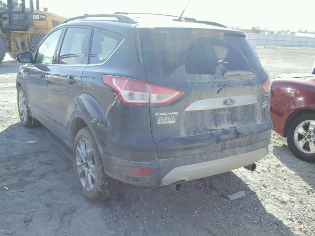 1FMCU9H97DUA09118 - 2013 FORD ESCAPE SEL BLACK photo 3