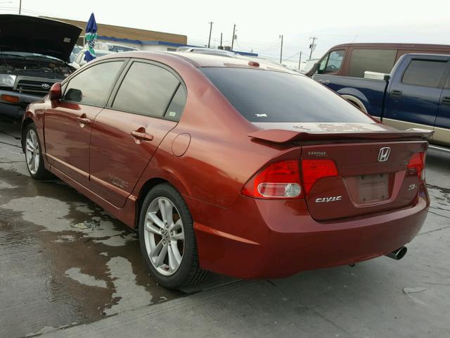 2HGFA55567H703134 - 2007 HONDA CIVIC SI BROWN photo 3