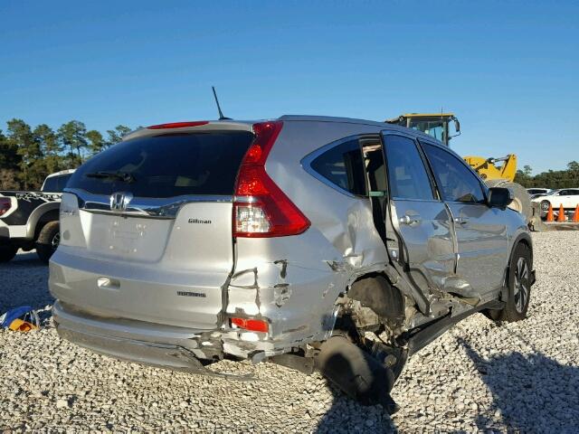 5J6RM3H99GL002168 - 2016 HONDA CR-V TOURI SILVER photo 4