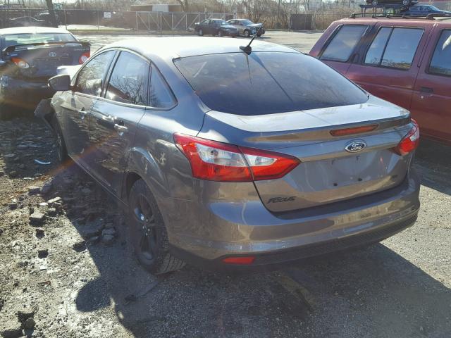 1FADP3F2XDL326664 - 2013 FORD FOCUS SE GRAY photo 3