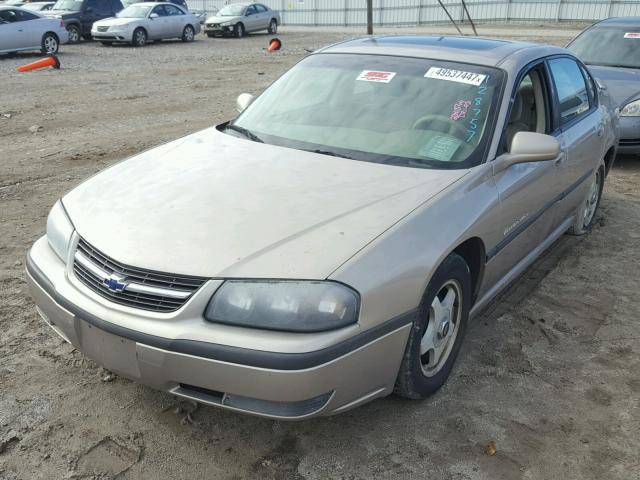 2G1WH52K239128757 - 2003 CHEVROLET IMPALA LS TAN photo 2