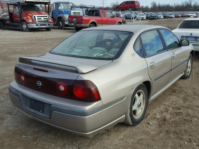 2G1WH52K239128757 - 2003 CHEVROLET IMPALA LS TAN photo 4