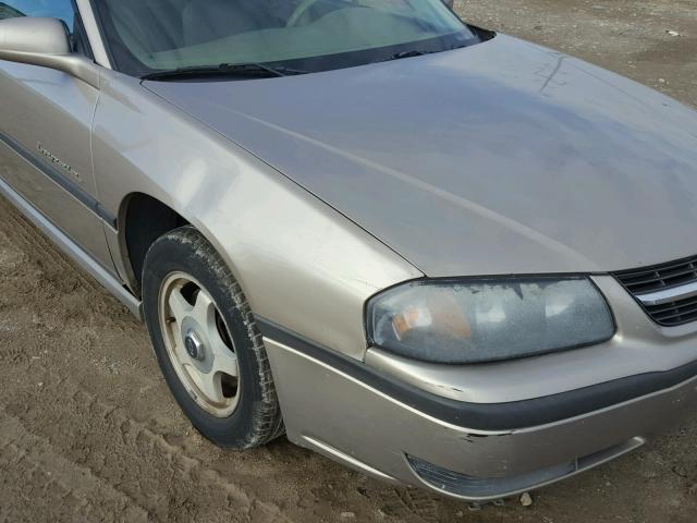 2G1WH52K239128757 - 2003 CHEVROLET IMPALA LS TAN photo 9