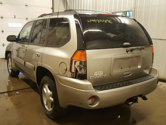 1GKDT13S322243387 - 2002 GMC ENVOY TAN photo 3