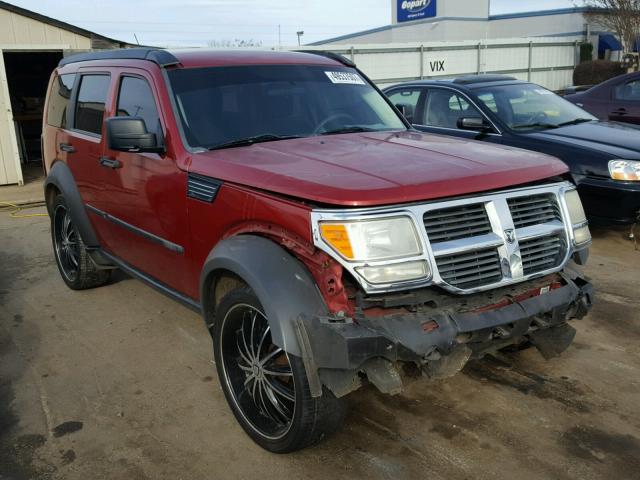 1D8GT28K07W548757 - 2007 DODGE NITRO SXT RED photo 1