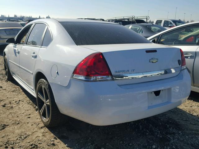 2G1WB5ENXA1241830 - 2010 CHEVROLET IMPALA LT WHITE photo 3