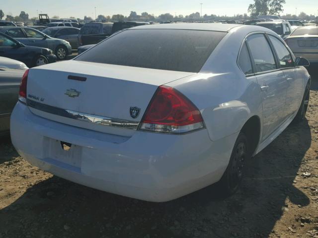 2G1WB5ENXA1241830 - 2010 CHEVROLET IMPALA LT WHITE photo 4