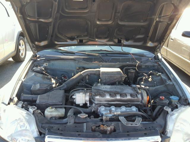 2HGEJ6616YH548096 - 2000 HONDA CIVIC BASE TEAL photo 7