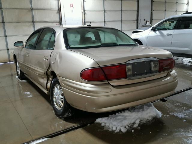 1G4HP52K75U165274 - 2005 BUICK LESABRE CU TAN photo 3