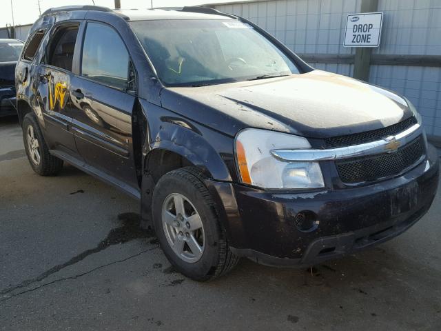 2CNDL13F076087779 - 2007 CHEVROLET EQUINOX LS BLACK photo 1