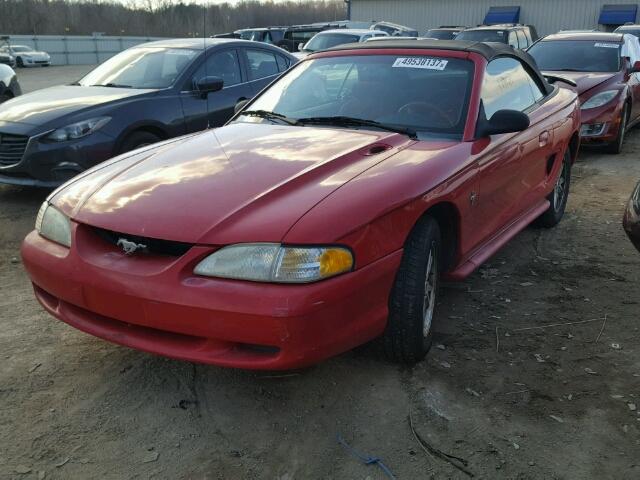 1FALP4440RF131846 - 1994 FORD MUSTANG RED photo 2