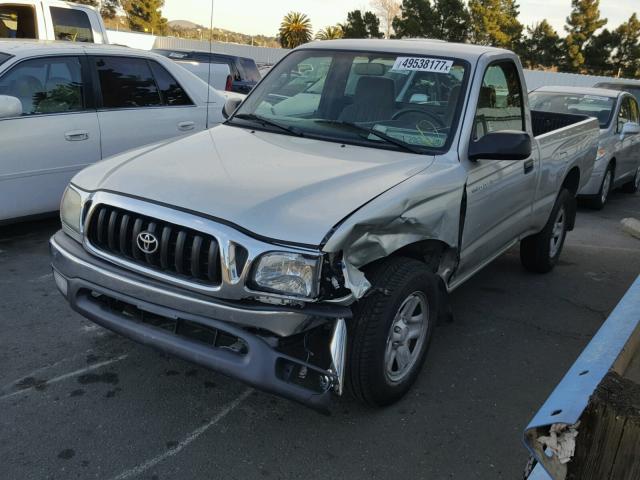 5TENL42N84Z428191 - 2004 TOYOTA TACOMA GRAY photo 2