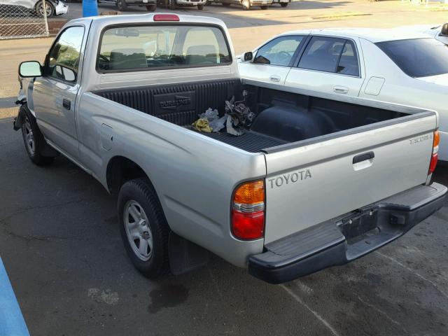 5TENL42N84Z428191 - 2004 TOYOTA TACOMA GRAY photo 3