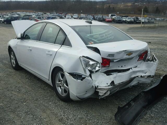 1G1PC5SB8F7207410 - 2015 CHEVROLET CRUZE LT WHITE photo 3