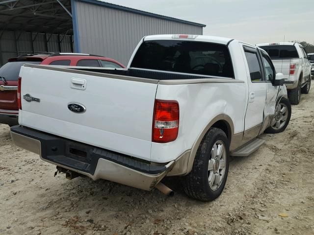 1FTPW12V47KA72037 - 2007 FORD F150 SUPER WHITE photo 4