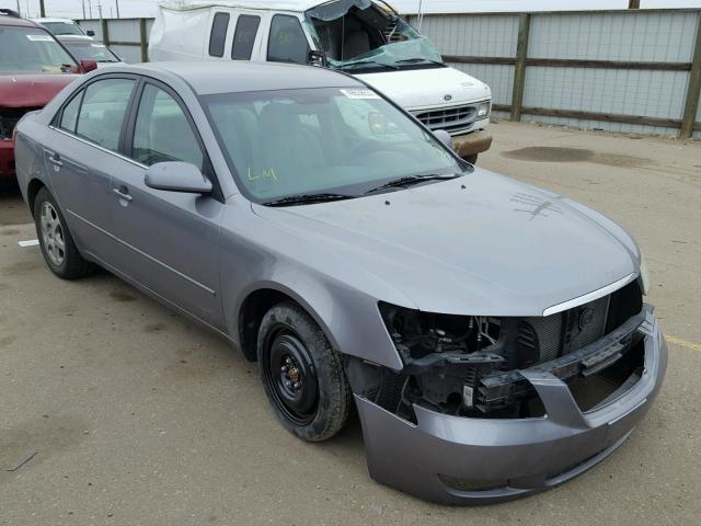 5NPEU46F46H021295 - 2006 HYUNDAI SONATA GLS GRAY photo 1