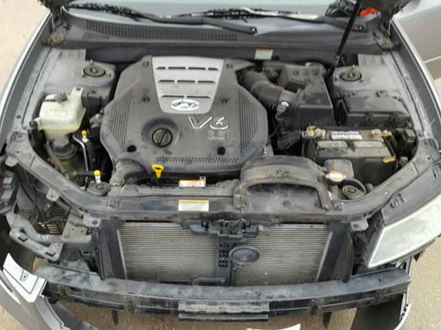 5NPEU46F46H021295 - 2006 HYUNDAI SONATA GLS GRAY photo 7