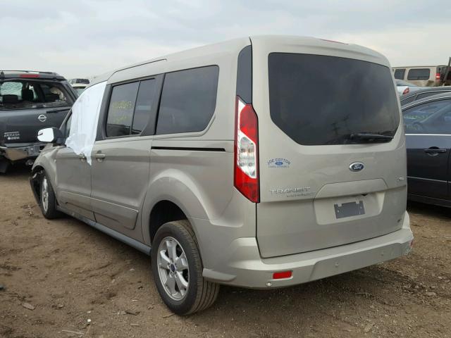 NM0GE9F73G1271709 - 2016 FORD TRANSIT CO BROWN photo 3