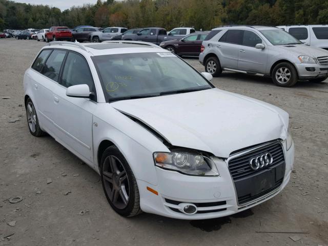 WAUKF78E47A024707 - 2007 AUDI A4 2.0T AV WHITE photo 1