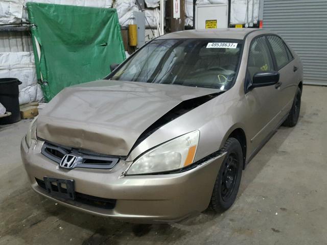 1HGCM56155A180383 - 2005 HONDA ACCORD DX GOLD photo 2