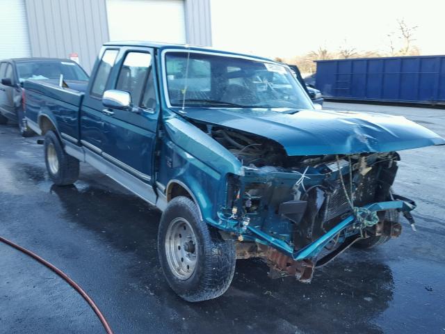 1FTEX15N5TKA26470 - 1996 FORD F150 GREEN photo 1