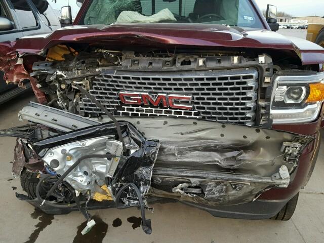 1GT12UE86GF229407 - 2016 GMC SIERRA K25 RED photo 9