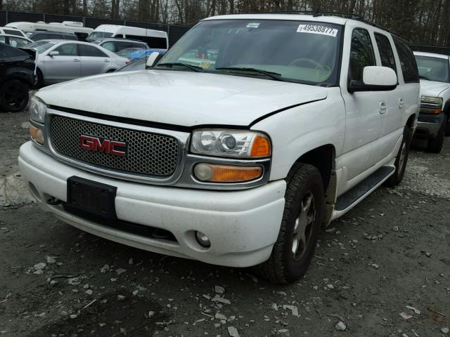 1GKFK66U56J105609 - 2006 GMC YUKON XL D WHITE photo 2