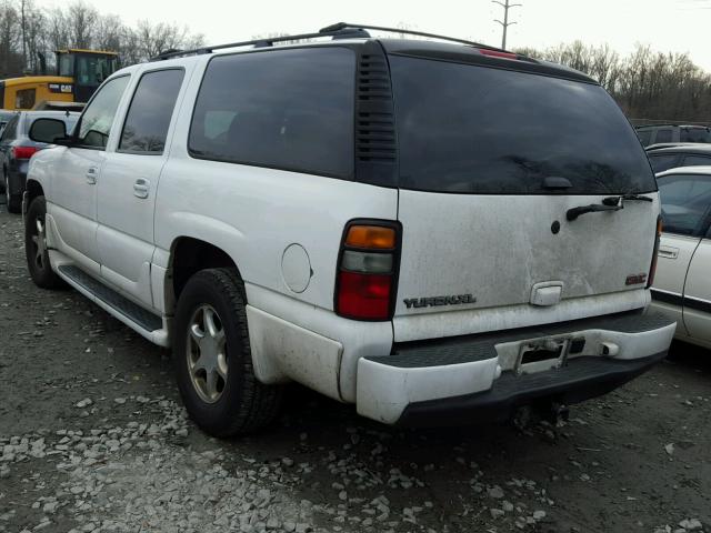 1GKFK66U56J105609 - 2006 GMC YUKON XL D WHITE photo 3