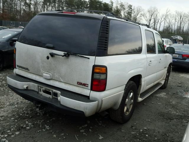 1GKFK66U56J105609 - 2006 GMC YUKON XL D WHITE photo 4