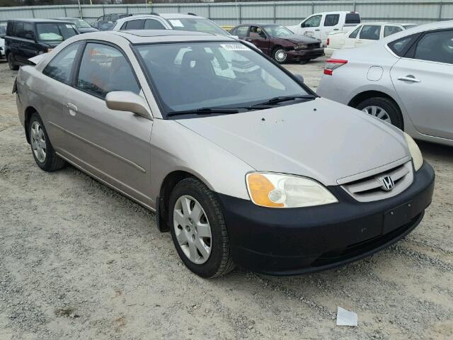 1HGEM21972L023572 - 2002 HONDA CIVIC EX 金色 照片 1