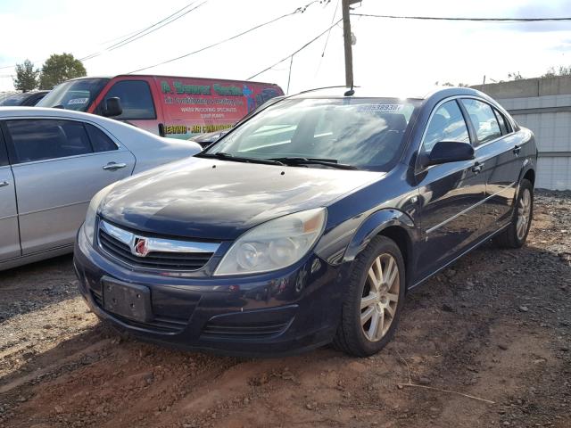 1G8ZS57N77F240969 - 2007 SATURN AURA XE BLUE photo 2