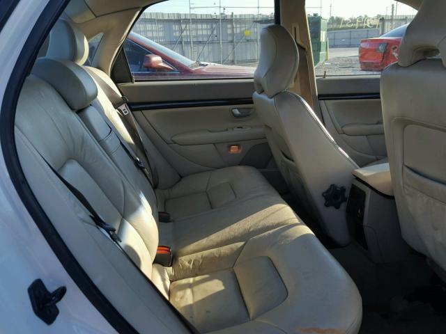 YV1TS92D741341014 - 2004 VOLVO S80 WHITE photo 6