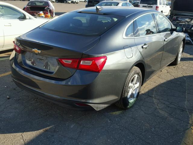 1G1ZB5ST6HF233551 - 2017 CHEVROLET MALIBU LS ნაცრისფერი ფოტო 4