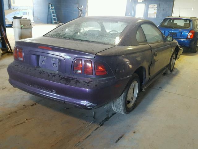 1FALP4043TF231663 - 1996 FORD MUSTANG PURPLE photo 4