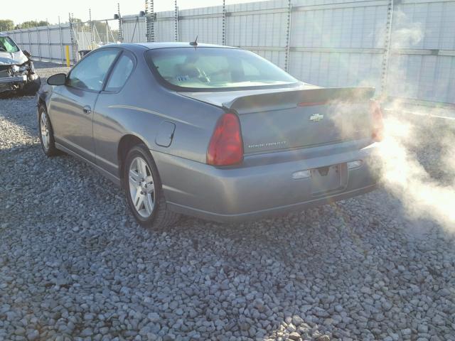 2G1WK15K679415384 - 2007 CHEVROLET MONTE CARL SILVER photo 3