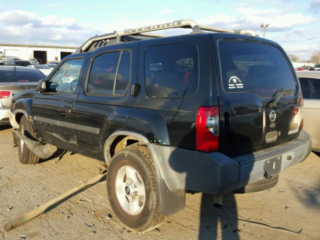 5N1ED28T43C690290 - 2003 NISSAN XTERRA XE BLACK photo 3