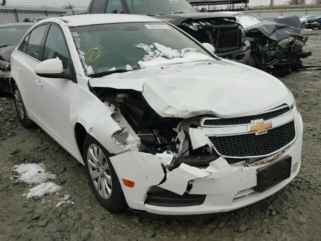 1G1PF5S96B7155242 - 2011 CHEVROLET CRUZE LT WHITE photo 1