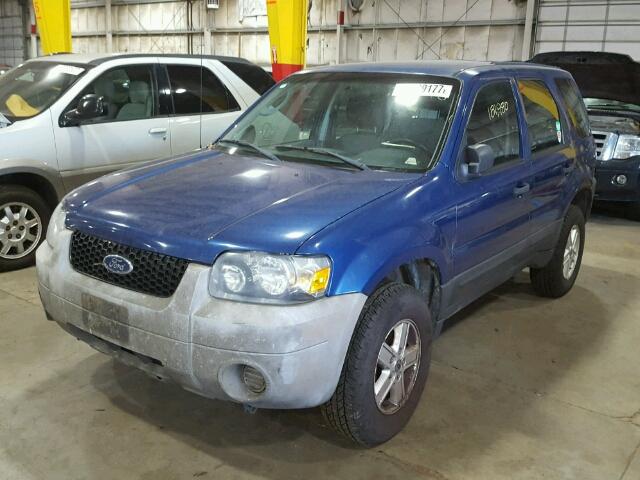 1FMYU02Z47KB90950 - 2007 FORD ESCAPE XLS BLUE photo 2