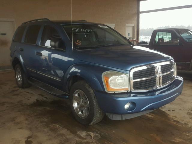 1D8HD58D15F521312 - 2005 DODGE DURANGO LI BLUE photo 1