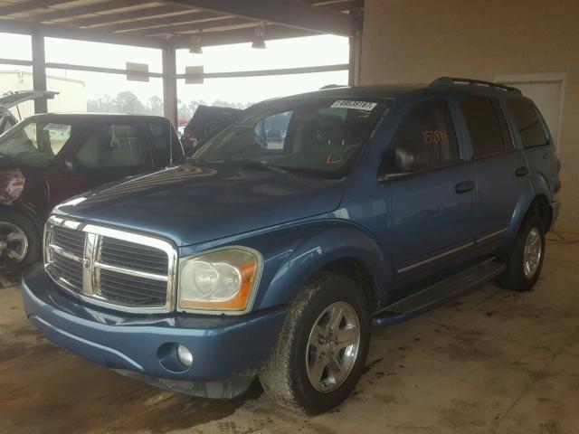 1D8HD58D15F521312 - 2005 DODGE DURANGO LI BLUE photo 2