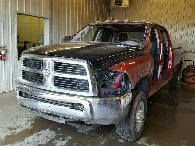 3D7TT2CT4BG609747 - 2011 DODGE RAM 2500 RED photo 2