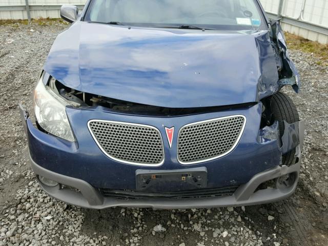 5Y2SL65858Z422273 - 2008 PONTIAC VIBE BLUE photo 7