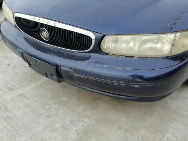 2G4WS52J631213093 - 2003 BUICK CENTURY CU BLUE photo 10